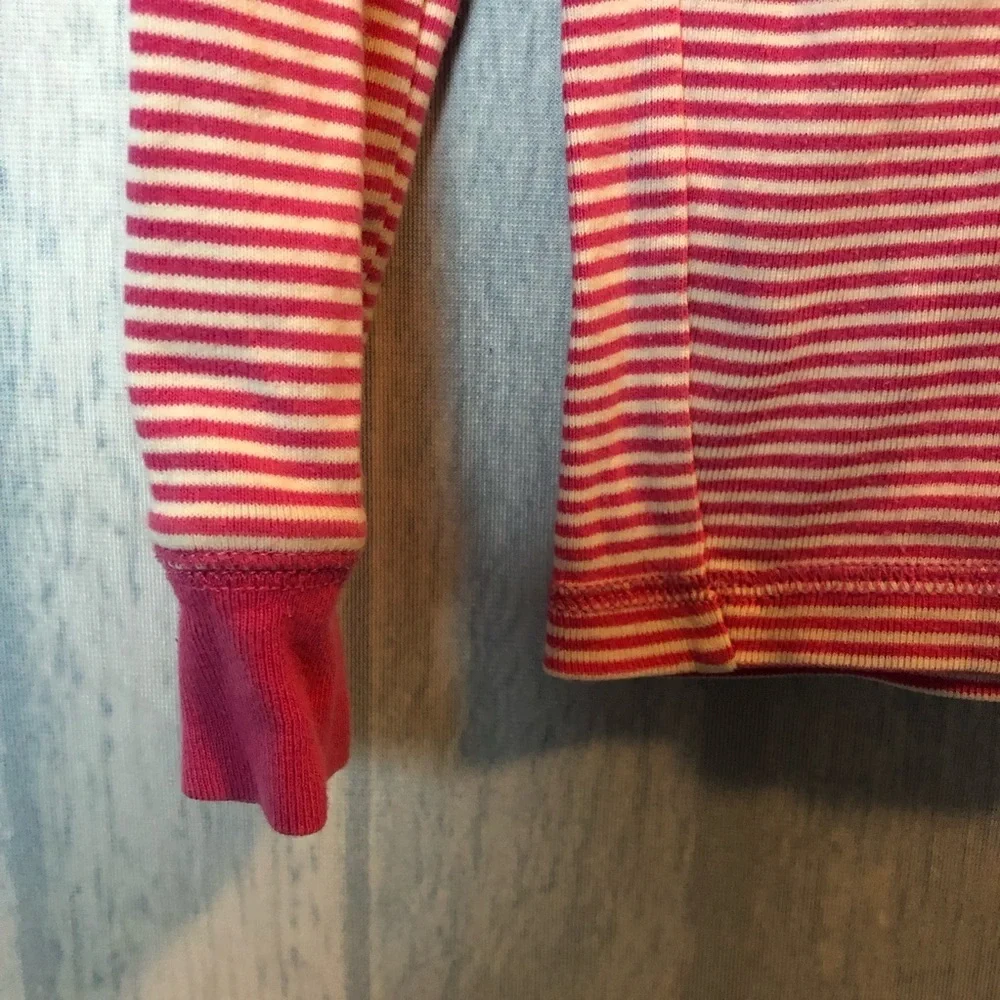 Mini Boden Girl 8y Pajama Top Long Sleeve Striped